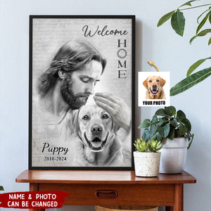 Custom Photo Remembering You With Love - Memorial Personalized Vertical Poster