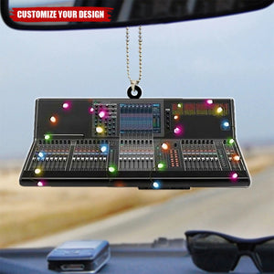 Personalized Audio Engineer Ornament - Sound Engineer Car Ornament