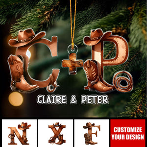 Personalized Letter Gifts For Couple Acrylic Ornamnet