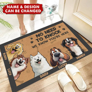 Just Walk In, Your Presence Is Always Felt - Dog Personalized Doormat