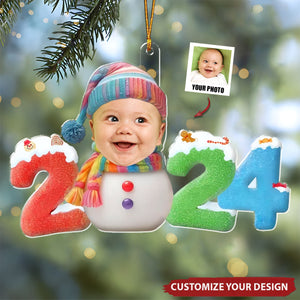 Custom Photo Tiny Hands, Tiny Feet - Family Personalized Ornament