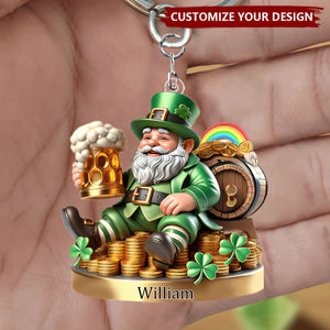 Custom Name Ireland Gift - Personalized Keychain