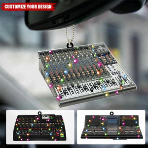 Personalized Audio Engineer Ornament - Sound Engineer Car Ornament