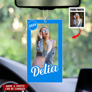 Personalized Car Ornament - Be A Main Character This Christmas - Custom From Your Photo