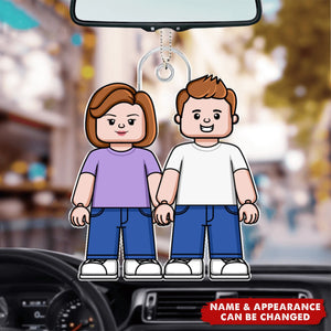 Couple Together - Personalized Car Ornament