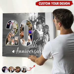 Anniversary Photo Collage Poster - Personalized Poster