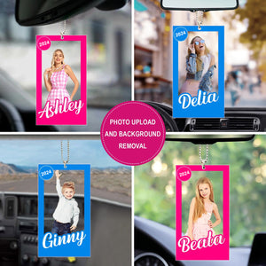 Personalized Car Ornament - Be A Main Character This Christmas - Custom From Your Photo