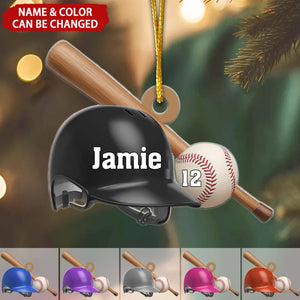 Baseball Gloves Personalized Christmas Ornament, Gift For Baseball Team Members