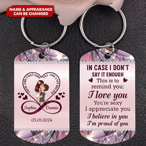 Personalized Couple Keychain - Gift Idea For Couple - You & Me We Got This