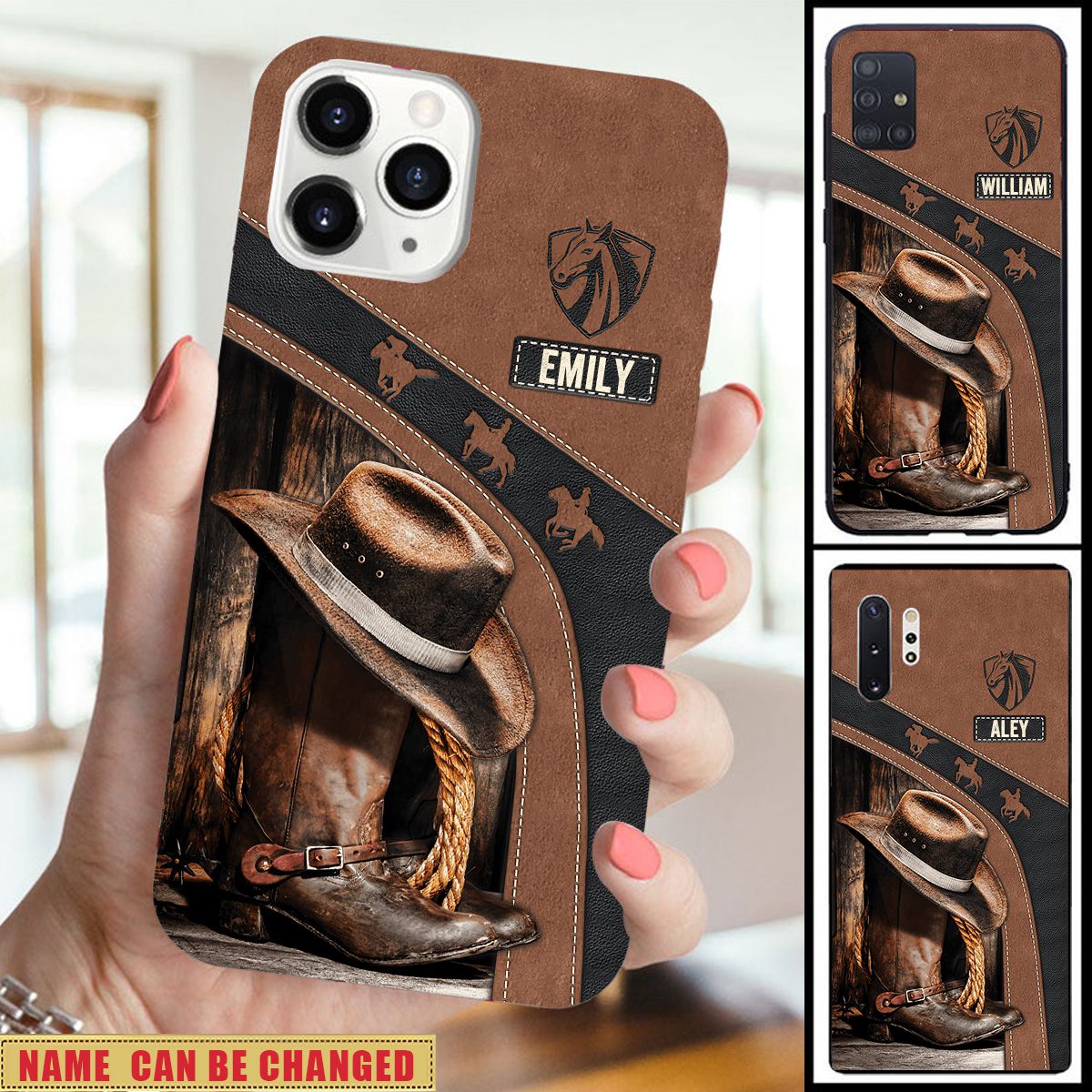 Personalized Horse Rider Phone Case