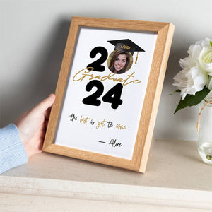 Personalized Class Of 2024 Graduation Photo Frame ,Graduate The Best Is Get To Come