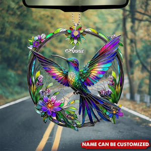 Beatiful Hummingbird - Personalized Acrylic Ornament