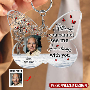 Your Wings Were Ready But My Heart Was Not - Personalized Acrylic Photo Keychain