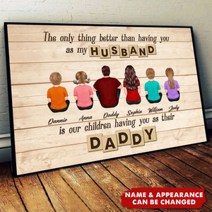 The Only Thing Better Than Father‘s Day Gift for Dad Grandpa, Personalized Horizontal Poster