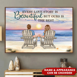 Back View Couple You & Me We Got This Personalized Horizontal Poster