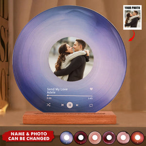 Personalized Vinyl Record with Photo - Acrylic Song Plaque - Gift for Friends - Birthday Gift for Her Him - Christmas Gifts