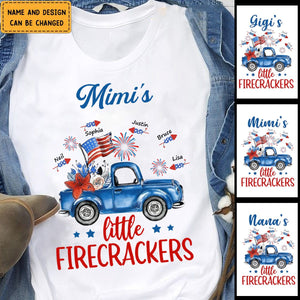 Grandma's Little Firecrackers - Personalized T-Shirt