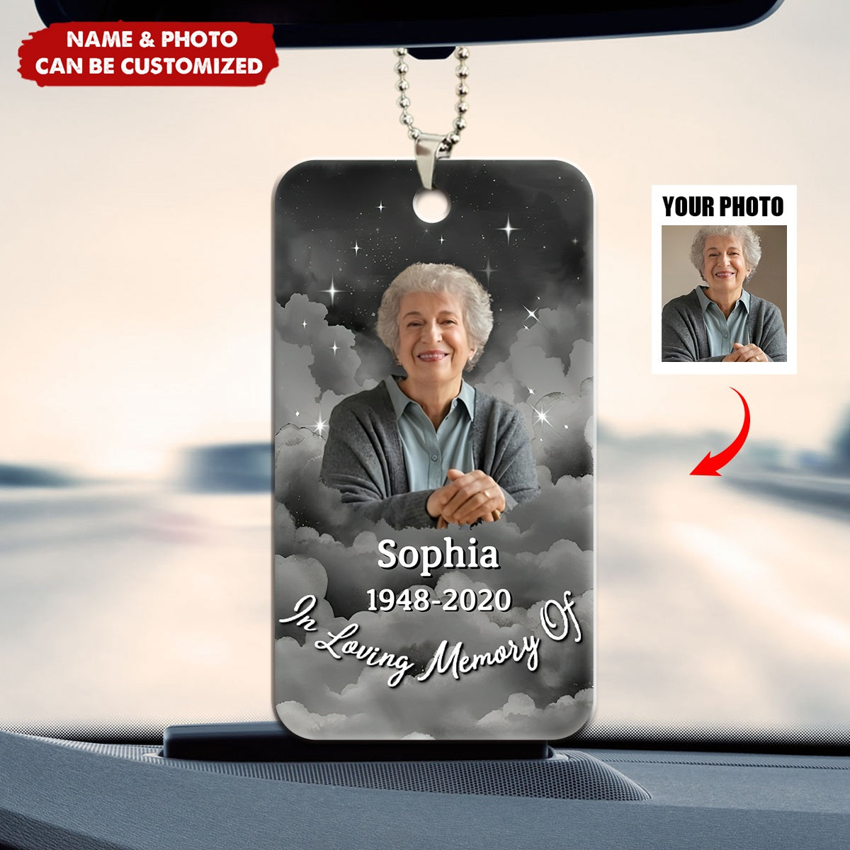 Custom Photo Memorial Your Wings Were Ready - Personalized Acrylic Ornamemt