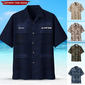 Premium Personalized US Veterans Hawaii Shirt