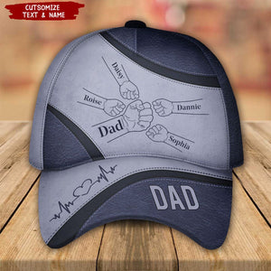 Hand Punch, Best Friends For Life - Personalized Classic Cap