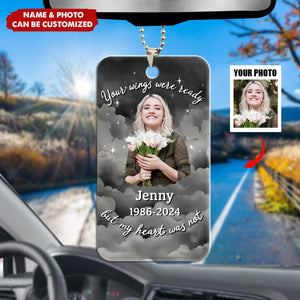 Custom Photo Memorial Your Wings Were Ready - Personalized Acrylic Ornamemt