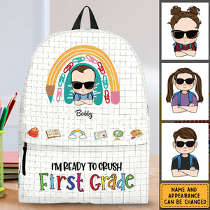 Ready To Crush School - Personalized Backpack