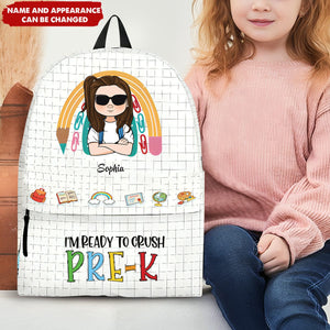 Ready To Crush School - Personalized Backpack