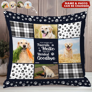 Custom Photo You Are Always My Favorite Hello - Memorial Personalized Pillow