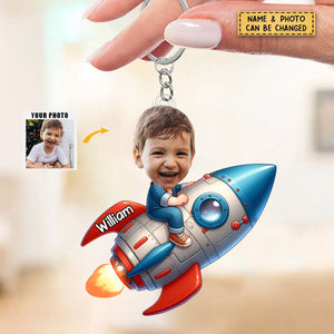 Funny Jobs - Gift For Loved One, Children, Grandkids - Personalized Custom Photo Keychain