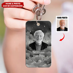 Custom Photo Memorial Your Wings Were Ready - Personalized Acrylic Keychain