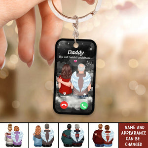 The Call I Wish I Could Take Memorial Keepsake Personalized Acrylic Keychain