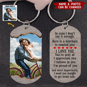 Couples Gifts For You Loved one - Personalized Photo Stainless Steel Keychain