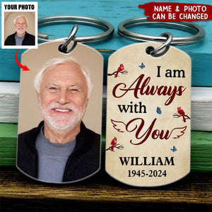 Family Memorial Photo Carry You With Me Personalized Acrylic Keychain