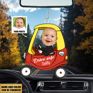 Drive Safe - Personalized Car Photo Ornament