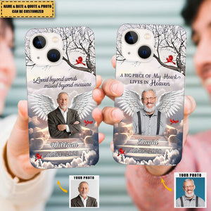 In Loving Memory In Heaven - Custom  Photo Memorial Phone Case