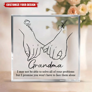 I'll Be There Pinky Promise - Bestie Personalized Square Shaped Acrylic Plaque