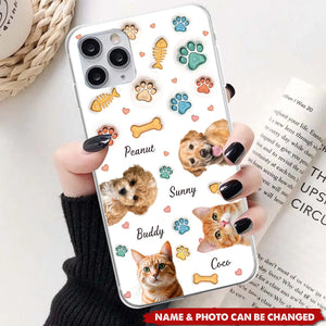 Custom Photo A Pet's Love Is The Best Kind Of Love -  Personalized Phone Case - Gift For Pet Owners, Pet Lovers