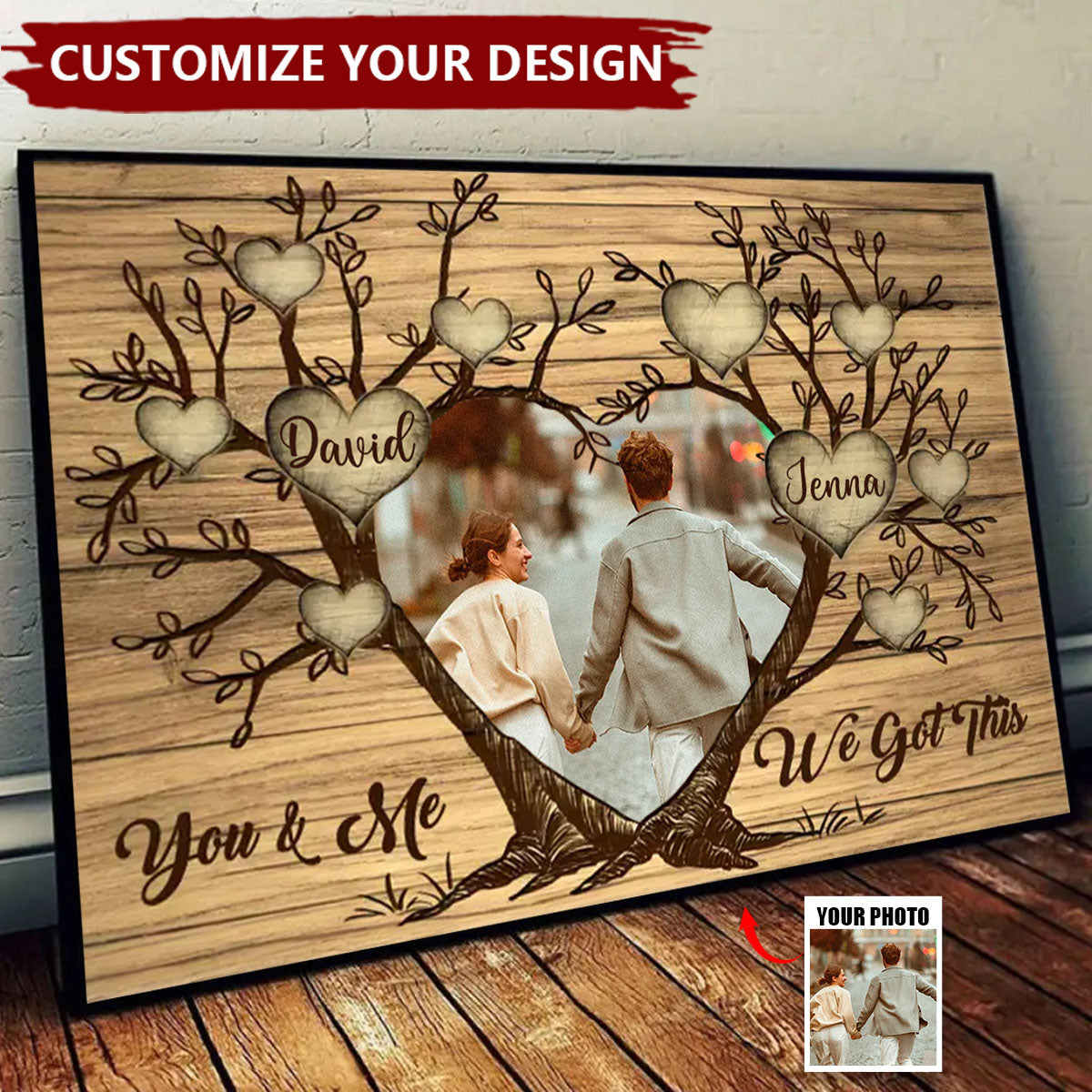 You And Me We Got This - Personalized Family Poster