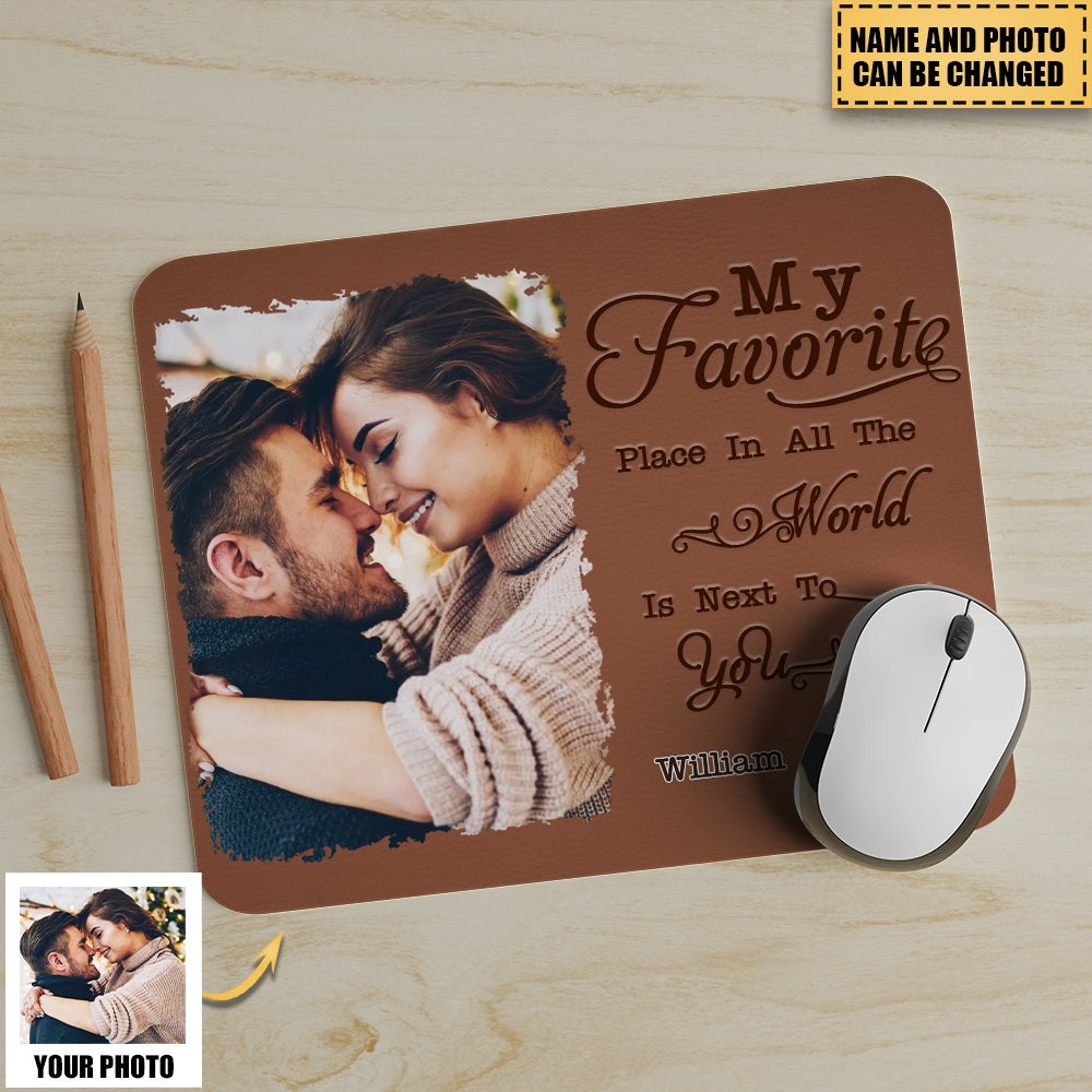 Personalized Portrait Mouse Pad - Perfect Gifts for Couples