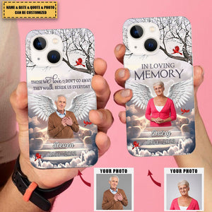 In Loving Memory In Heaven - Custom  Photo Memorial Phone Case