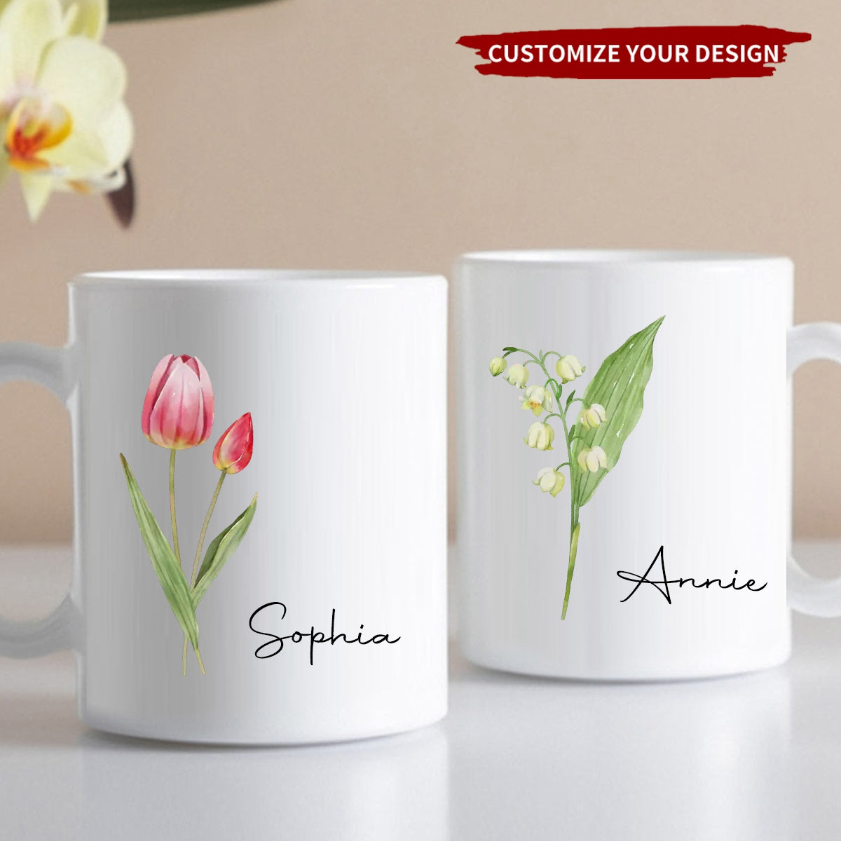 Friends Are Flowers That Never Fade - Bestie Personalized Mug