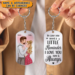 In Case You Need A Little Reminder, Couple Gifts -  Personalized Keychain