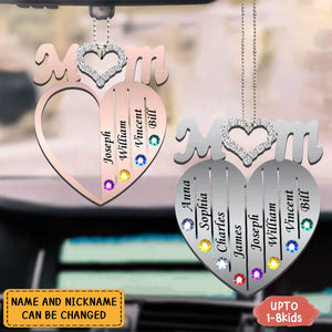 Personalized Mom Heart Ornament - Gift Idea For Mom/ Mother's Day