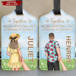 We're Map'ping Out A Lifetime Of Memories - Personalized Luggage Tag