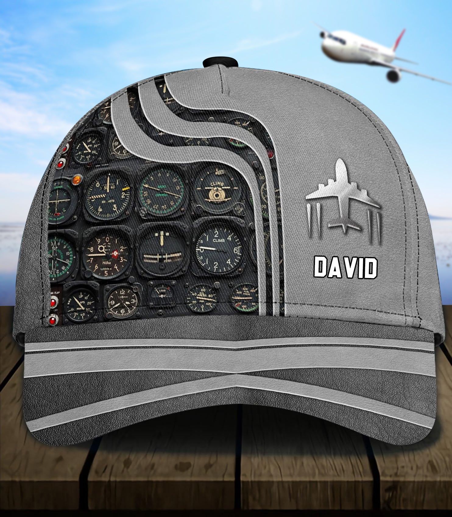 Personalized Pilot Classic Cap, Personalized Gift for Pilot