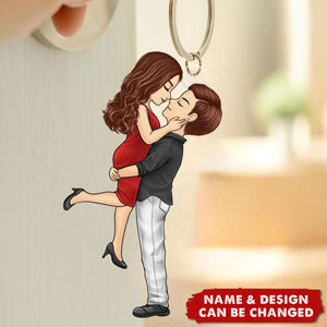 Personalized Custom Keychain - Gift For Husband Wife, Anniversary