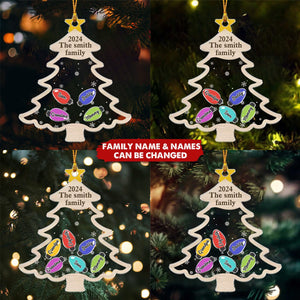 The Christmas Tree - Family Personalized Custom Ornament