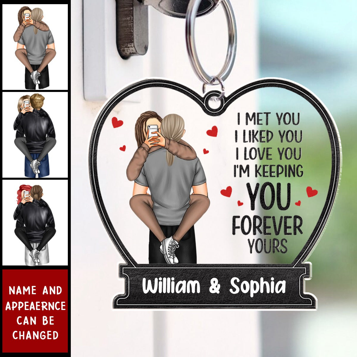 I Met You I Liked You - Personalized Acrylic Keychain