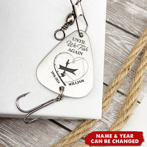 Someone I Love Is Fishing In Heaven - Personalized Fishing Lure Keychain