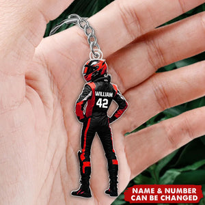 Personalized Race Car Keychain – Gifts For Race Car Lovers